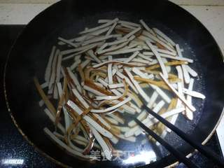 凉拌香干丝的做法步骤:5