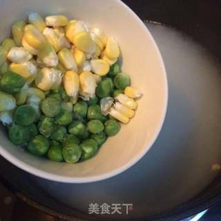 牛肉玉米豌豆粥的做法步骤:7