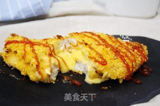 芝士酱爆鸡排的做法步骤：10