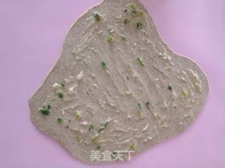 全麦葱花饼的做法步骤:9