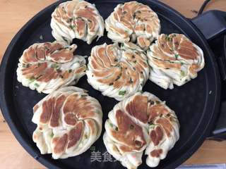 葱油花卷烧饼的做法步骤:15