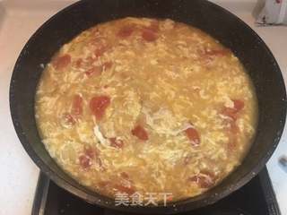 西红柿土豆疙瘩汤的做法步骤:8