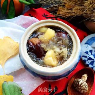 红枣银耳炖荸荠的做法步骤:8