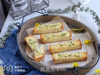 一键式酸奶吐司+蒜香吐司条的做法步骤:10
