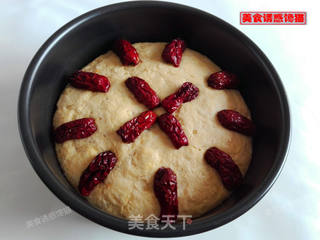 南瓜玉米发糕的做法步骤:4