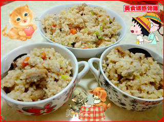 红烧肉焖饭的做法步骤:10