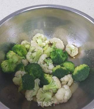 凉拌双花的做法步骤:5