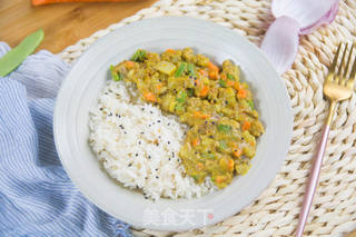 咖喱牛肉饭——宝宝辅食的做法步骤:7