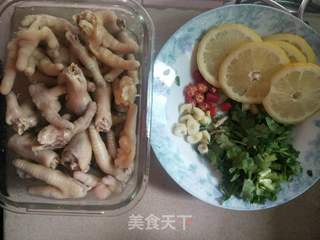 柠檬鸡爪的做法步骤:6