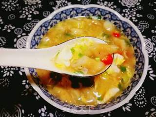 油条蛋花汤的做法步骤:14