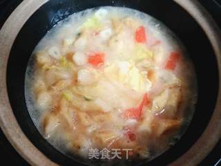 油条蛋花汤的做法步骤:9