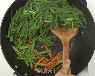 韭菜炒香干的做法步骤:9