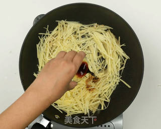 青椒土豆丝的做法步骤:5