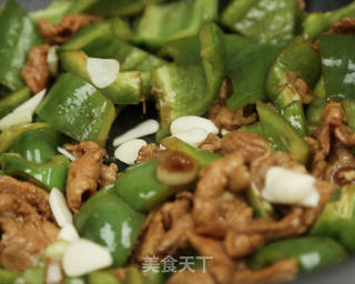 肉片炒青椒的做法步骤:10
