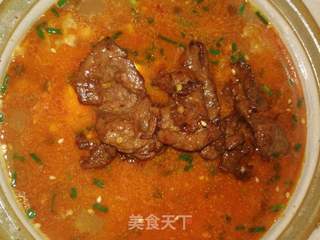 香辣牛肉粉的做法步骤：10