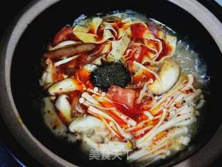 菌菇毛肚红薯粉的做法步骤:8