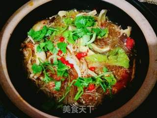 菌菇毛肚红薯粉的做法步骤:11