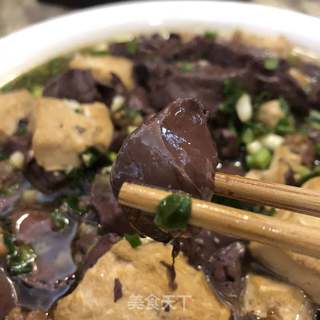 猪血豆腐汤的做法步骤:7