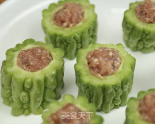 苦瓜酿肉的做法步骤:10