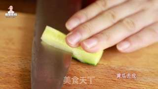 韩式七彩卷饼的做法步骤:2