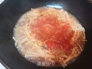 牛肉金针菇汤的做法步骤:5