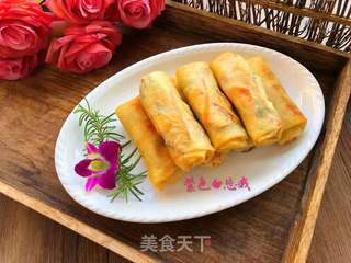炸春卷的做法步骤:12