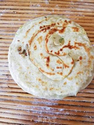 五香葱油饼的做法步骤:14