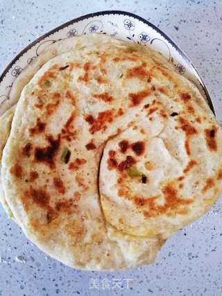五香葱油饼的做法步骤:16