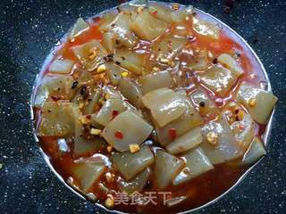双椒魔芋豆腐的做法步骤:7
