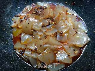 双椒魔芋豆腐的做法步骤:6