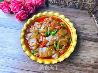 双椒魔芋豆腐的做法步骤:11