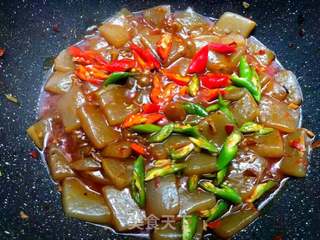 双椒魔芋豆腐的做法步骤:8
