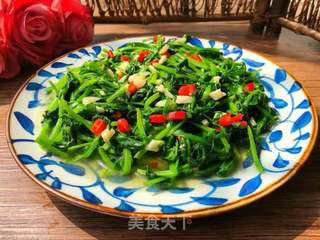蒜蓉豌豆尖的做法步骤:10