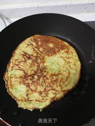馒头鸡蛋宝宝饼的做法步骤:11