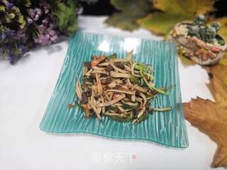 牛肉炒杏鲍菇的做法步骤：6