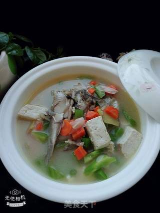 鲫鱼炖豆腐的做法步骤:14