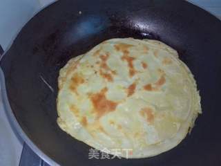 饺子皮版鸡蛋饼的做法步骤:14