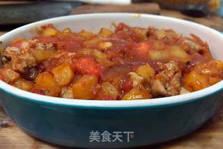 番茄牛肉焗饭(红烩牛肉焗饭)的做法步骤:7