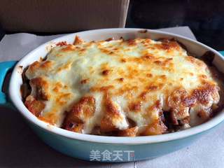 番茄牛肉焗饭(红烩牛肉焗饭)的做法步骤:8