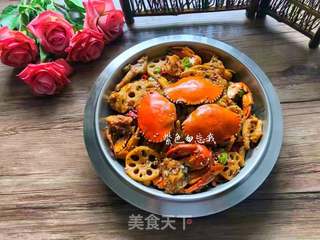 肉蟹煲的做法步骤:18