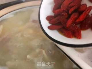 莲子猪肚汤的做法步骤:9