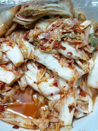 韩式泡菜炒饭的做法步骤:4