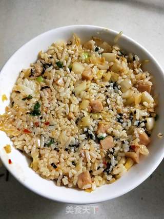 韩式泡菜炒饭的做法步骤:12