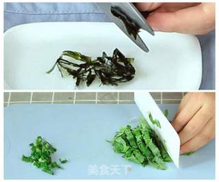 奶香苋菜鸡丝羹——宝宝辅食的做法步骤:3