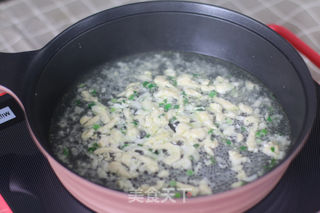 奶香苋菜鸡丝羹——宝宝辅食的做法步骤:6