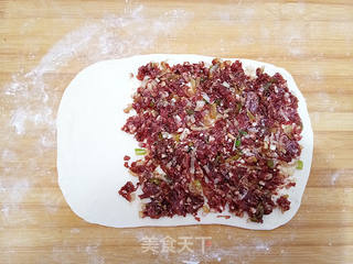 四皮三馅牛肉饼的做法步骤:7