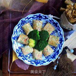 西兰花蛋烧卷的做法步骤:9