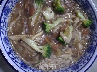 菌菇面的做法步骤：11