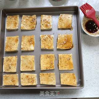 风味烤豆腐的做法步骤：5