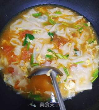 西红柿鸡蛋手工面的做法步骤:8